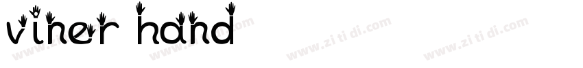 viner hand字体转换